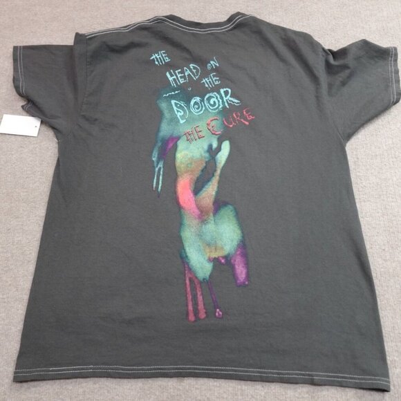 THe Cure Shirt Medium Gray Double Sided The Head on the Door NEW - Picture 5 of 8